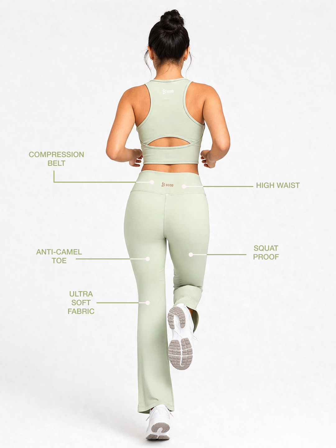Mint Buttersoft Contour Flared Pants
