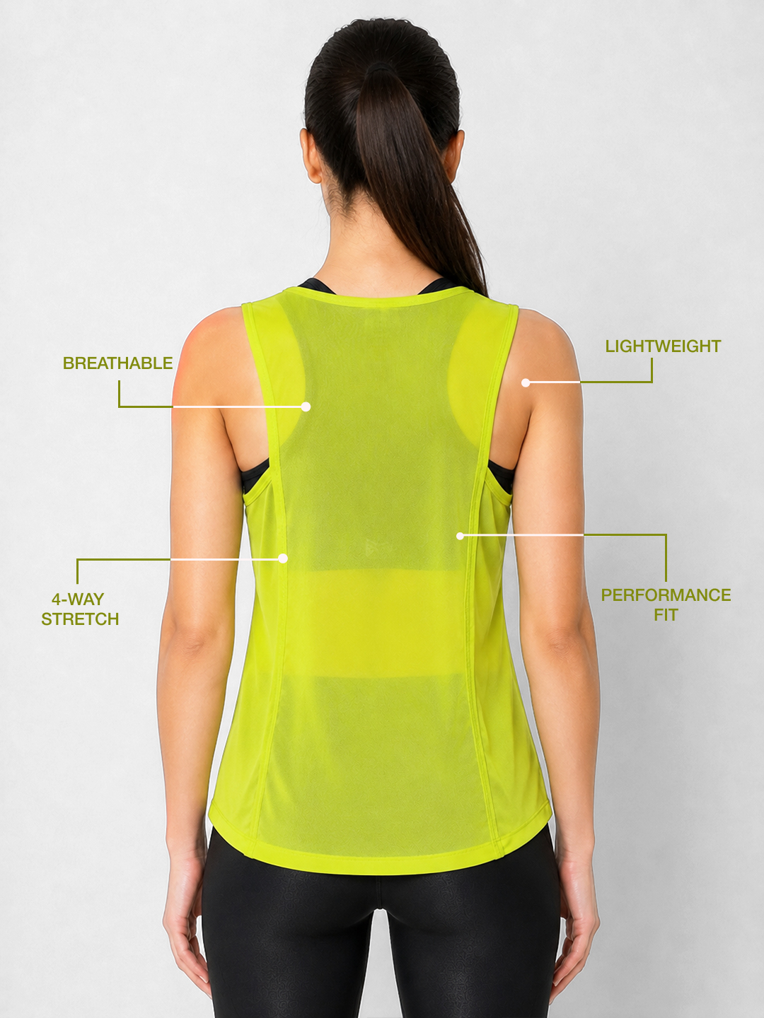 Neon Velocity Mesh Tank