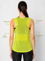 Neon Velocity Mesh Tank