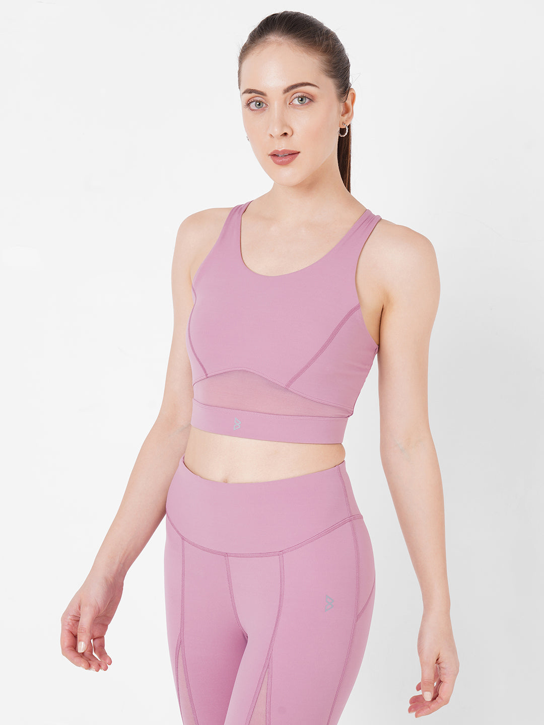 Very Purple All Movement Crop Top BODD ACTIVE