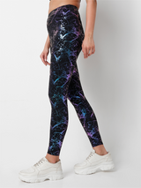 Celestial Marble Metallic Leggings