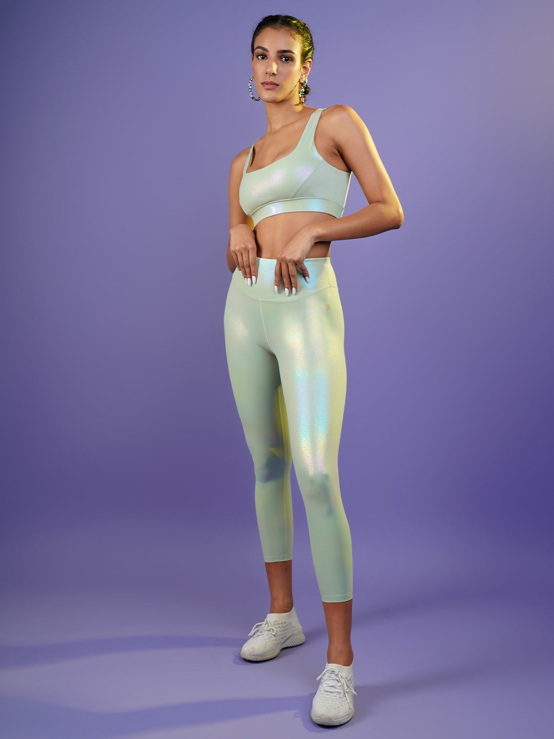 Minty Mint Holo Leggings BODD ACTIVE