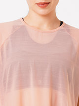 Georgia Peach Mesh Tee BODD ACTIVE
