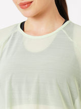 Mint Ice Mesh Tee BODD ACTIVE