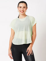Mint Ice Mesh Tee BODD ACTIVE