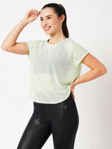 Mint Ice Mesh Tee BODD ACTIVE