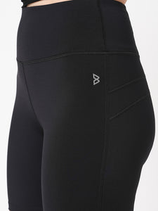 Black Essential Biker Shorts BODD ACTIVE