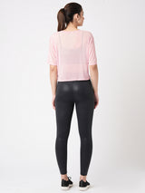 A Summer To Remember Pink Mesh Tee BODD ACTIVE