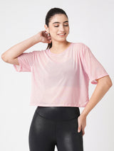 A Summer To Remember Pink Mesh Tee