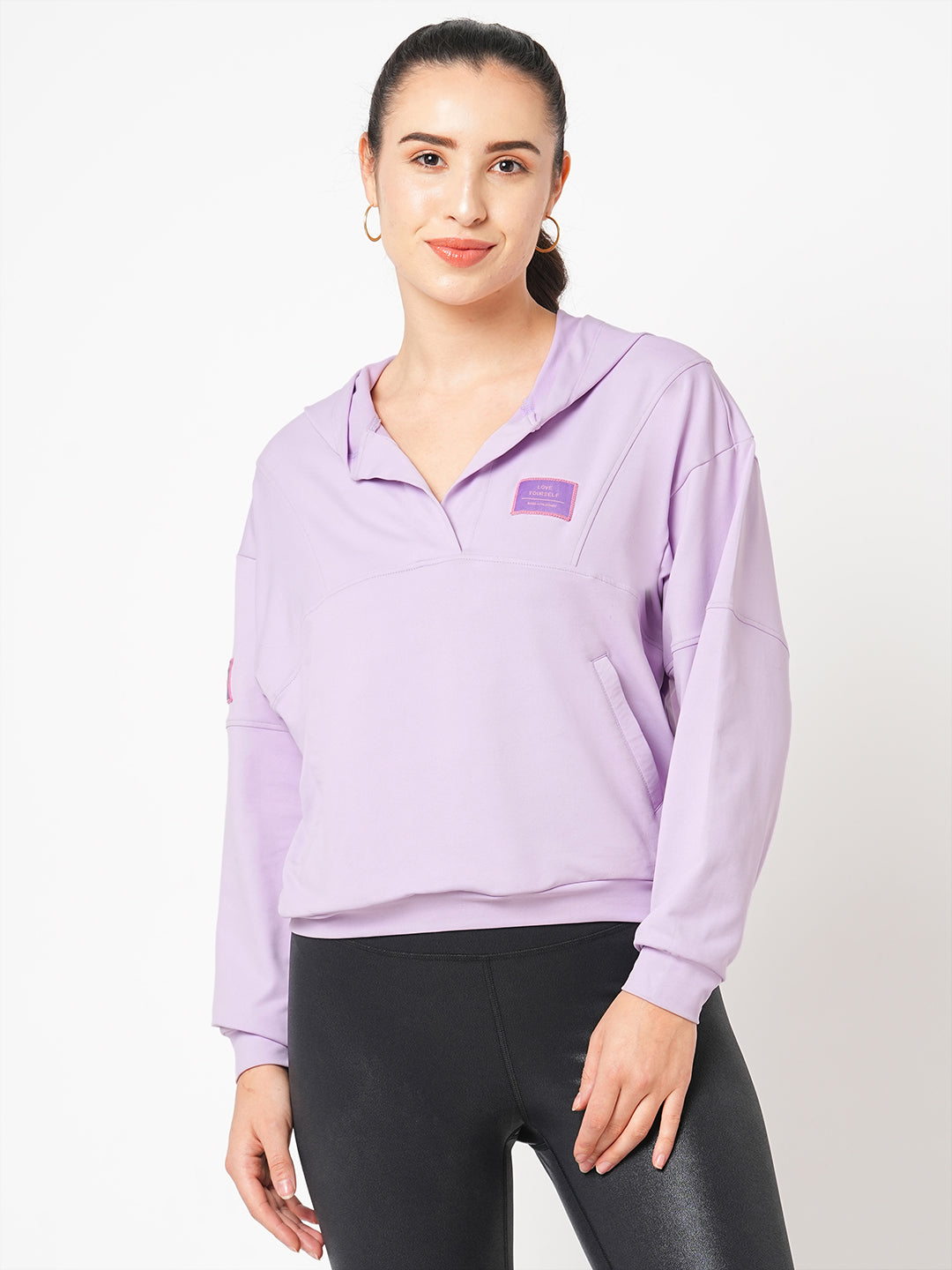 Love Yourself Lavender Hoodie BODD ACTIVE