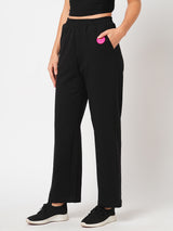 Vacay Ready Black Wide Leg Pants BODD ACTIVE
