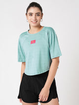 Aqua Oversized Tee BODD ACTIVE