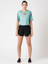 Aqua Oversized Tee BODD ACTIVE