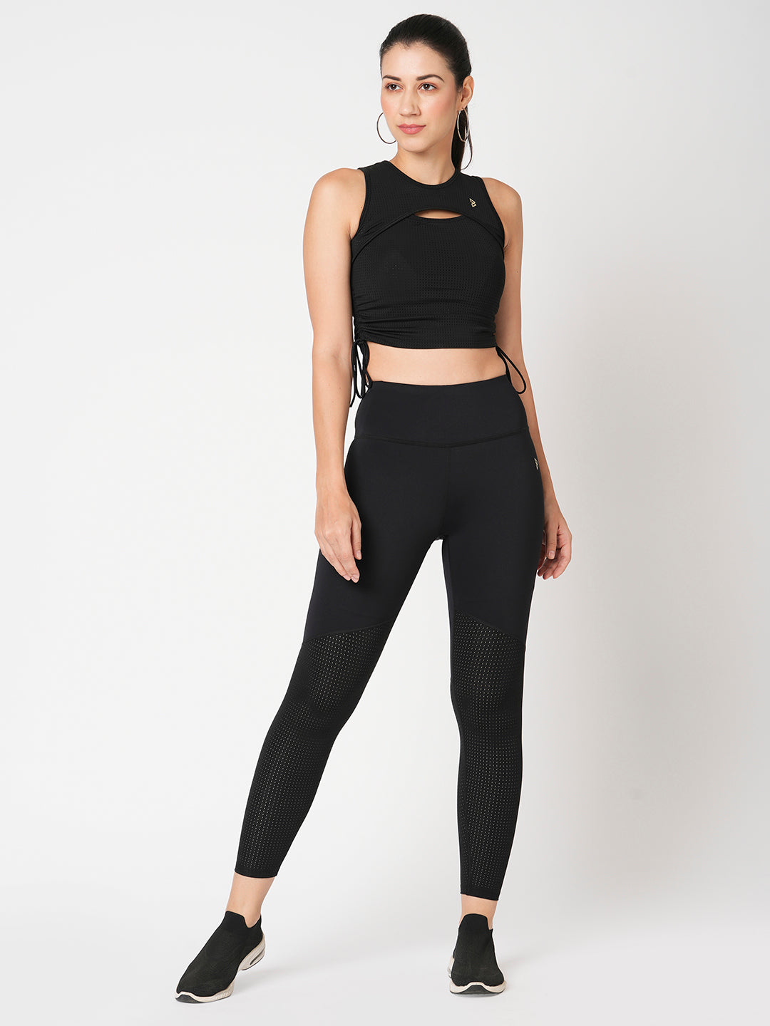 Black Mesh Leggings BODD ACTIVE
