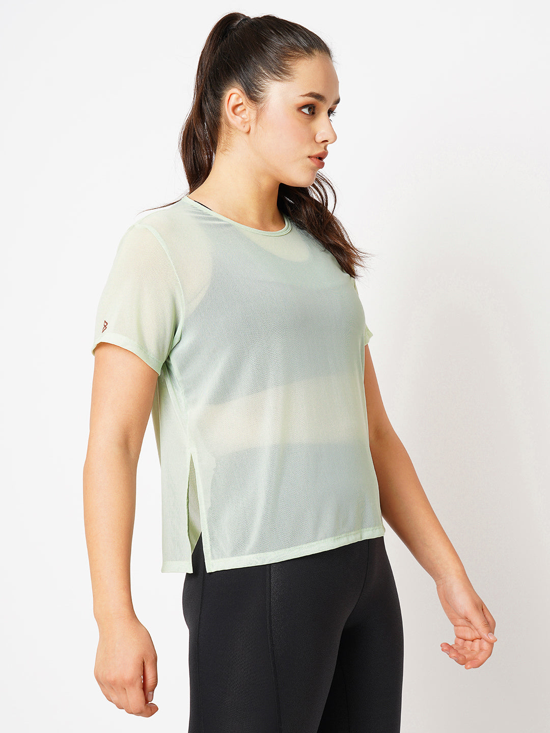 Minty Mint Mesh Tee BODD ACTIVE