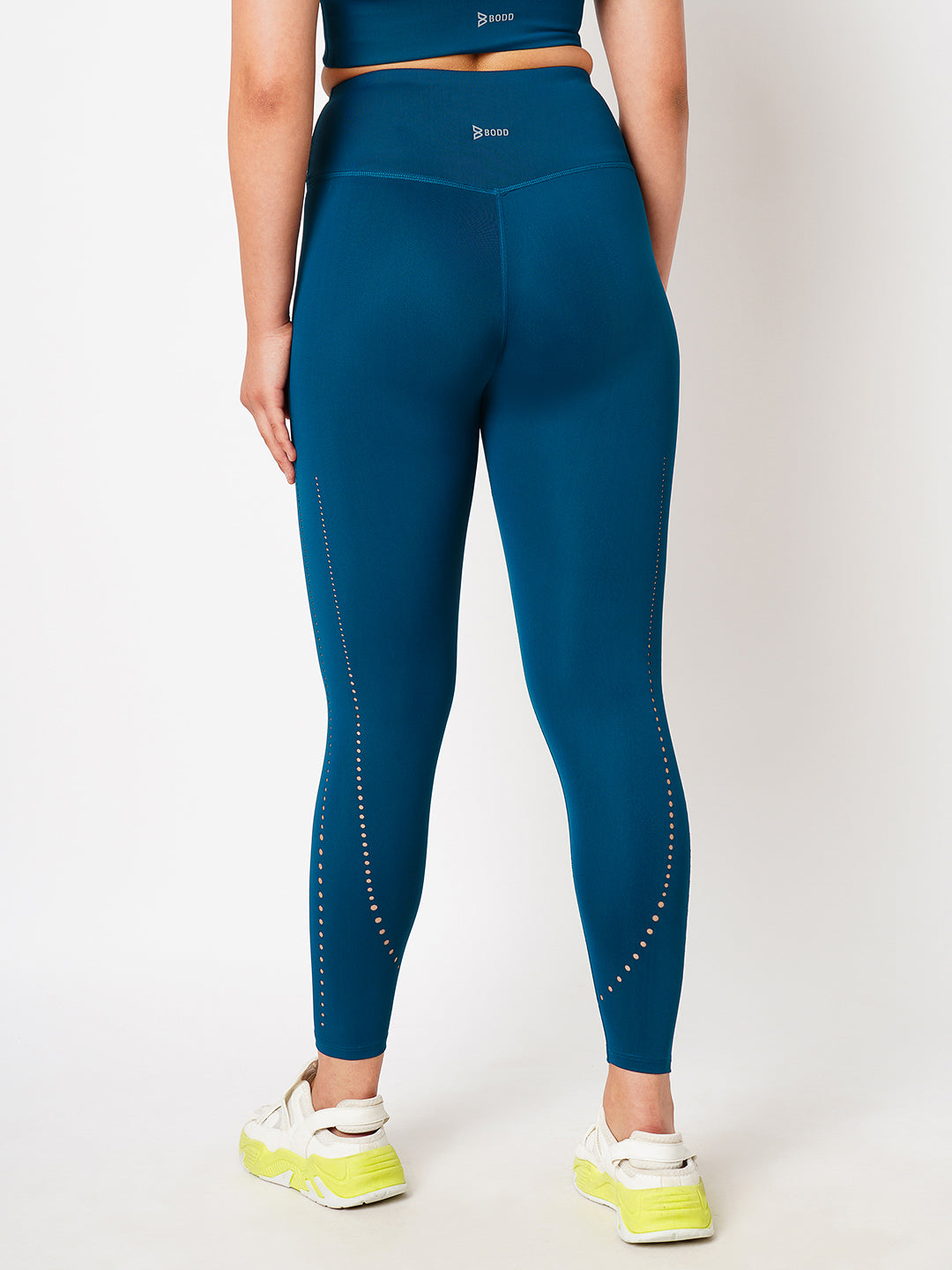 Jasper Teal Cut Out Leggings BODD ACTIVE