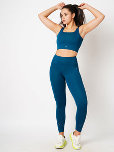 Jasper Teal Crop Top BODD ACTIVE