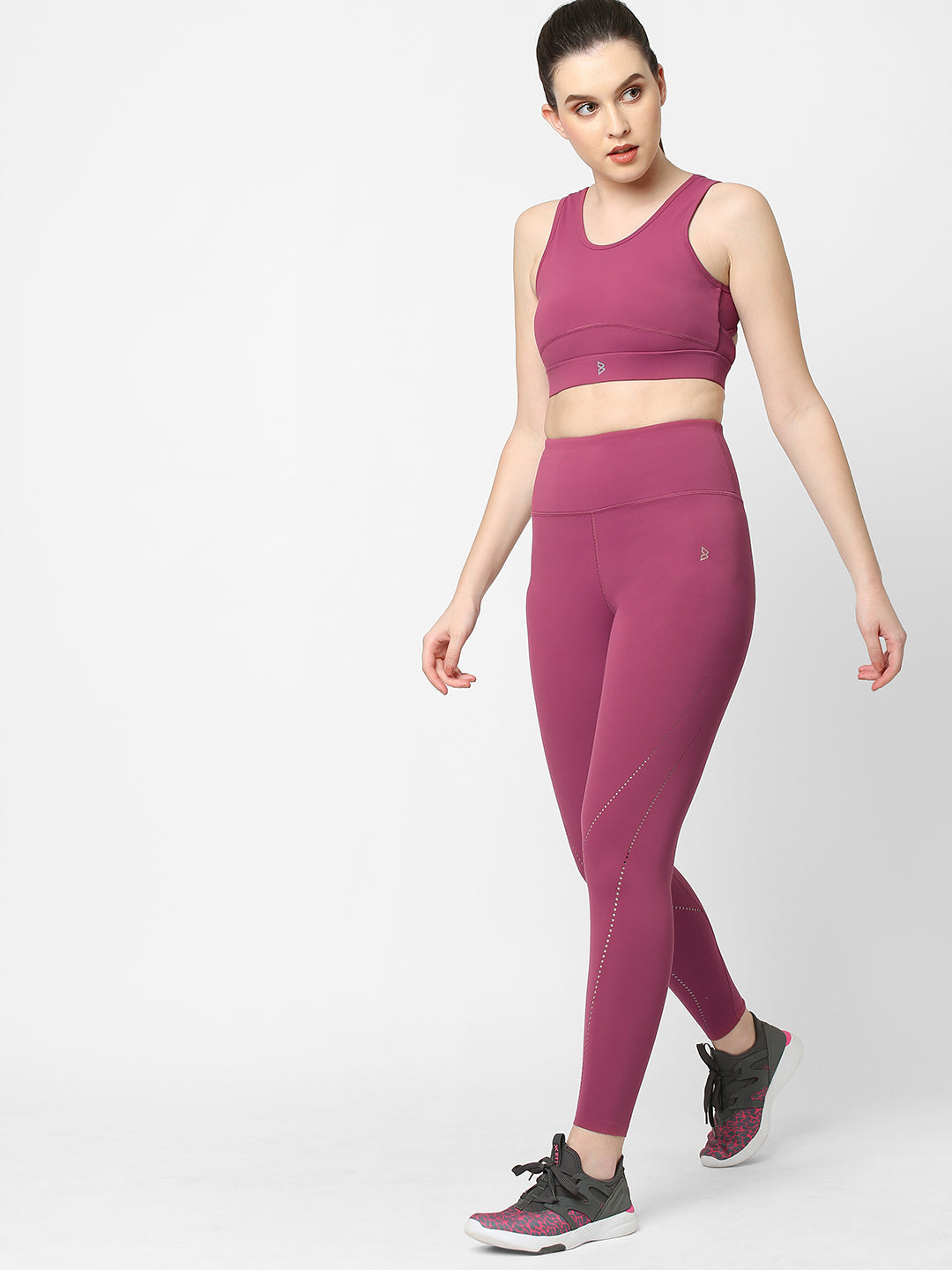 Bright Rose Cut-Out leggings BODD ACTIVE