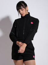 Velocity Black Jacket Set