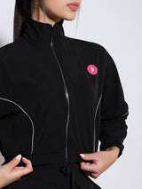 Velocity Black Jacket Set