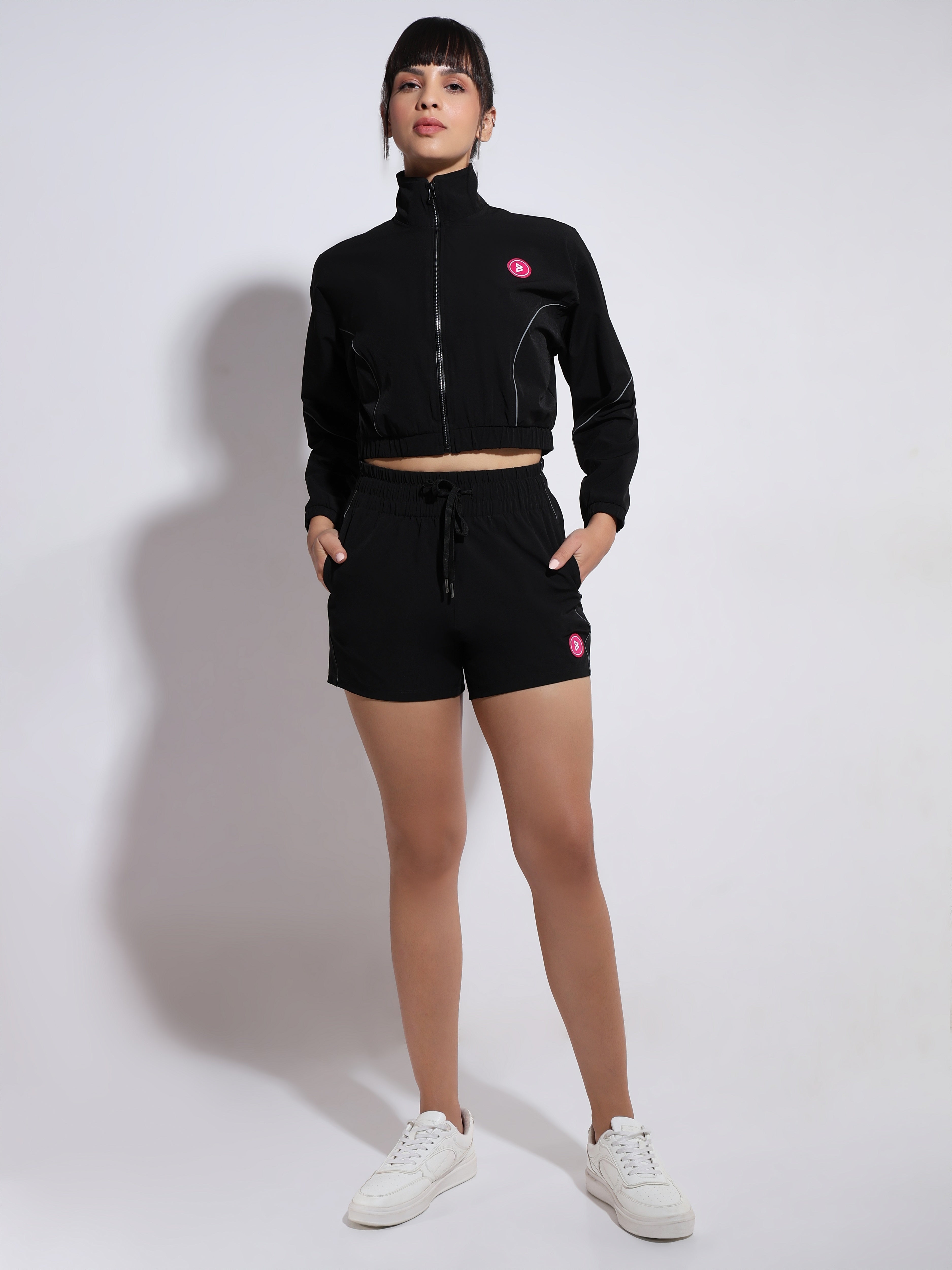 Velocity Black Jacket Set