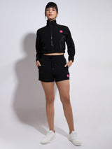 Velocity Black Jacket Set