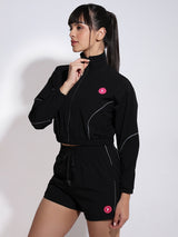 Velocity Black Running Shorts