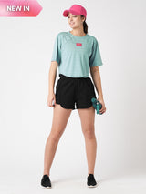 Aqua Oversized Tee BODD ACTIVE