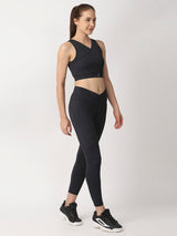 Black Snake Skin V Set BODD ACTIVE