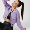 Being Pretty Lavender Cropped Jacket