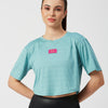 Aqua Oversized Tee