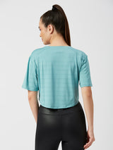 Aqua Oversized Tee