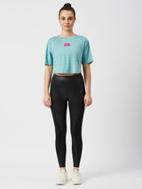 Aqua Oversized Tee
