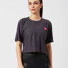 Ash Grey Boxy Mesh Tee