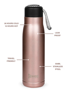 You're A Limited Edition - Rose Gold Stainless Steel Bottle BODD ACTIVE