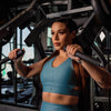 Teal Embossed Mesh Cut Out Set BODD ACTIVE