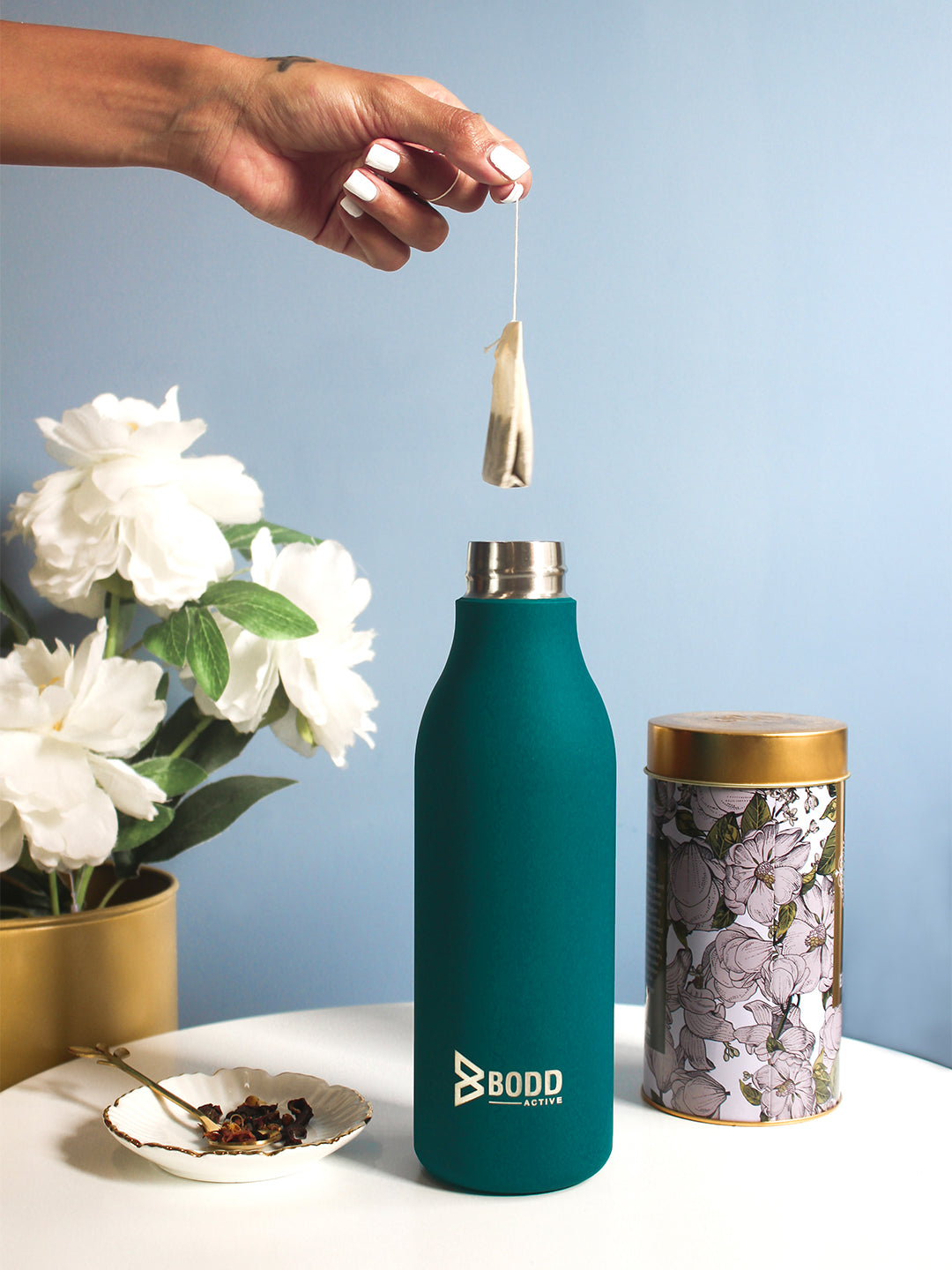 Don't Quit- Deep Green Stainless Steel Bottle BODD ACTIVE