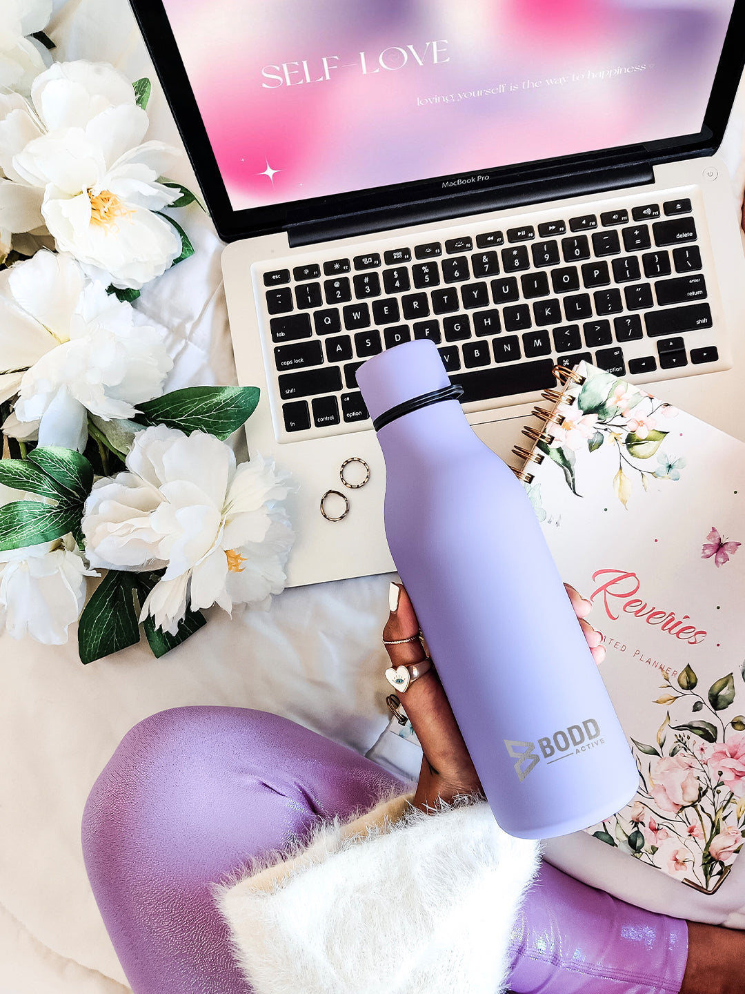 Don't Be Basic - Lavender Stainless Steel Bottle BODD ACTIVE