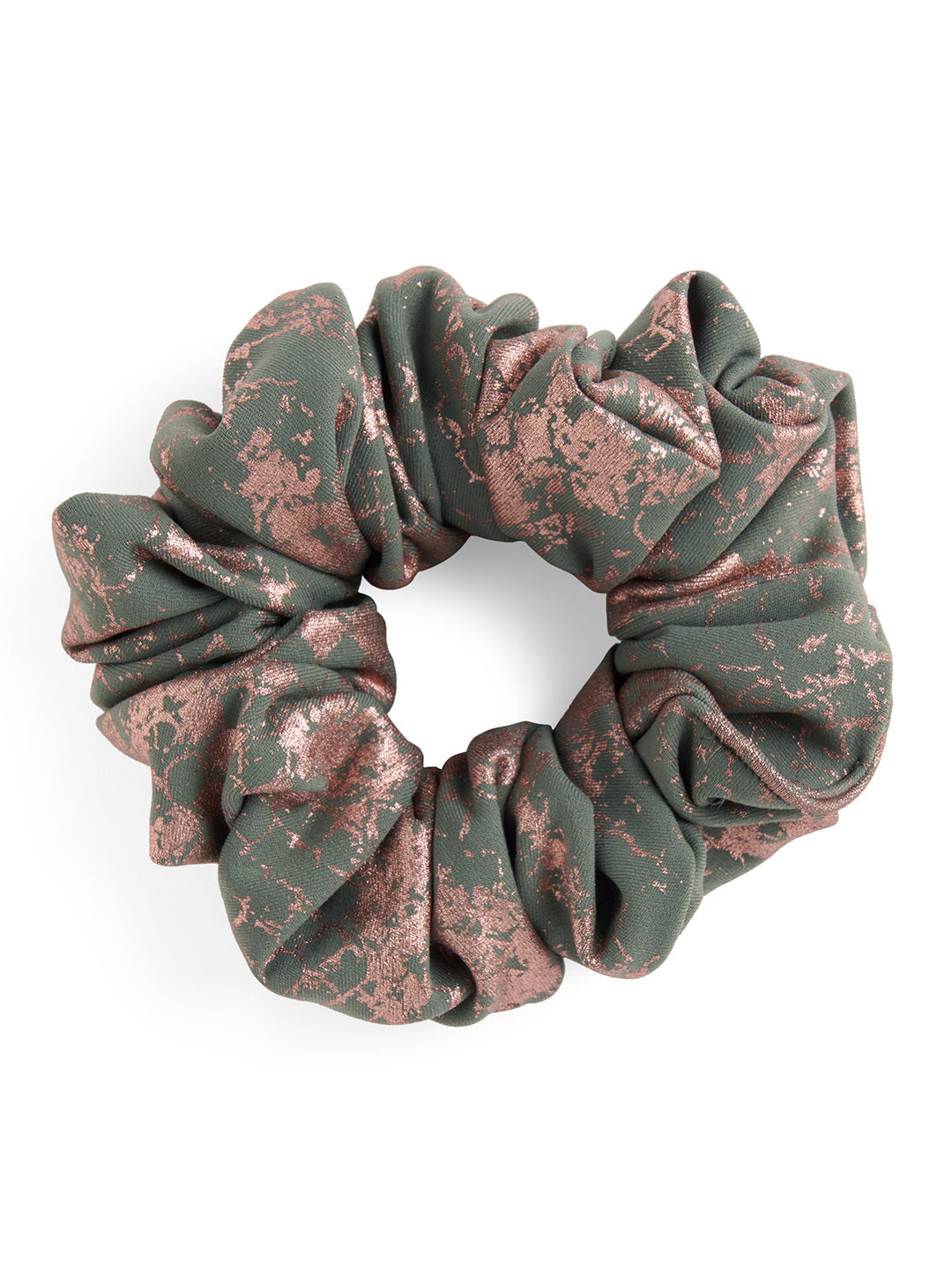 Rose Gold Snakeskin Scrunchie boddactive.com