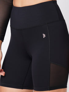 Onyx Black Biker Shorts boddactive.com