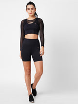 Onyx Black Biker Shorts boddactive.com