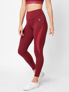 Aurora Red Leggings boddactive.com