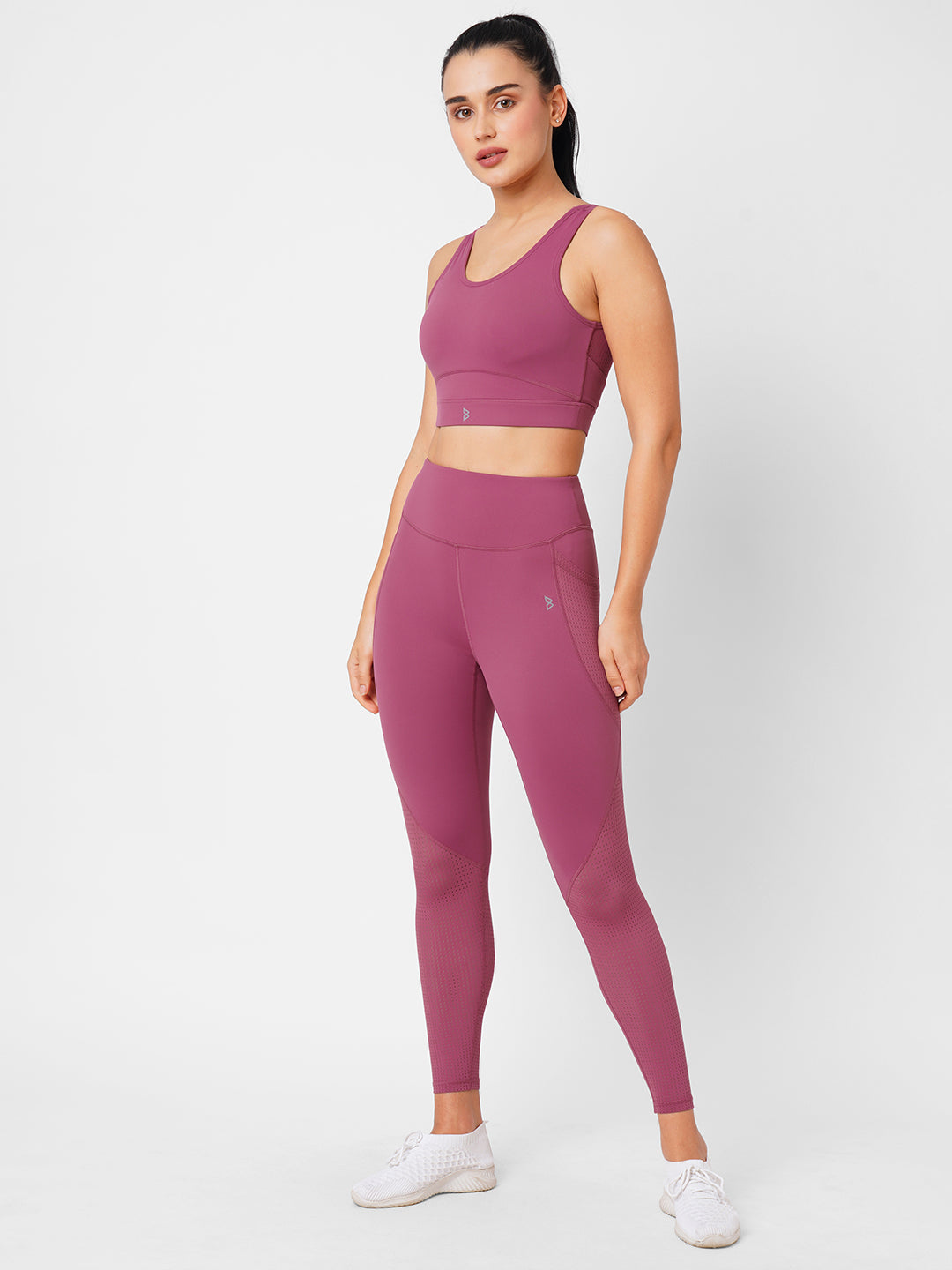 Fuchsia Pink Essential Sports Bra boddactive.com