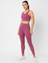 Fuchsia Pink Essential Sports Bra boddactive.com
