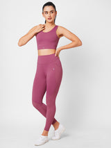 Fuchsia Pink Essential High Waist Leggings boddactive.com
