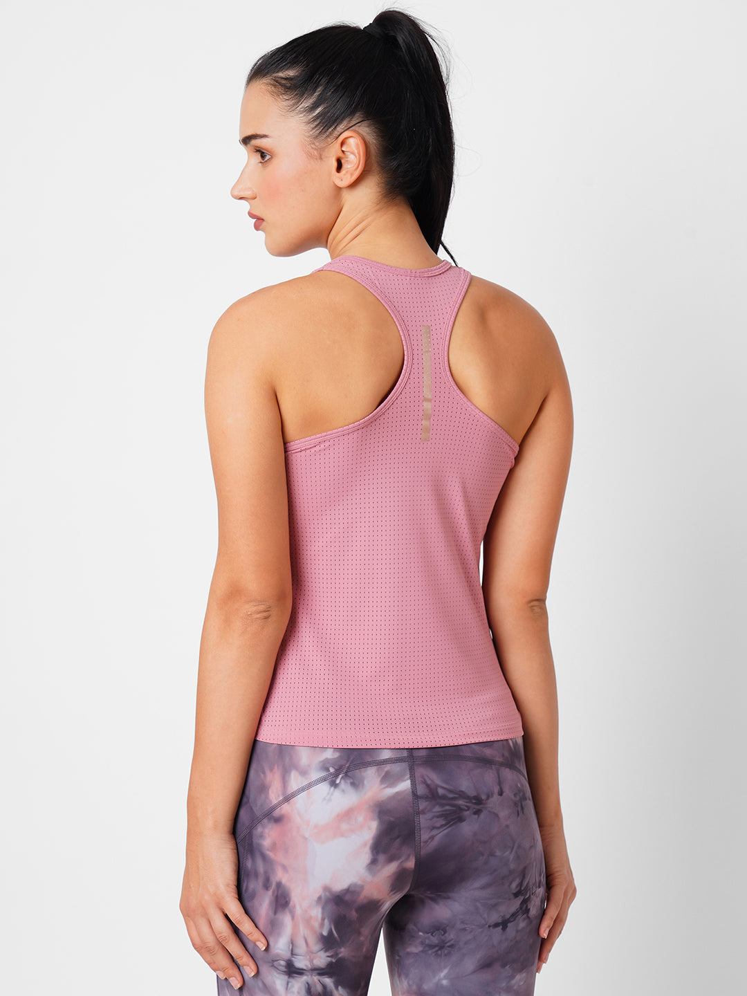 Sweet Pink Tie-dye Racerback Set boddactive.com