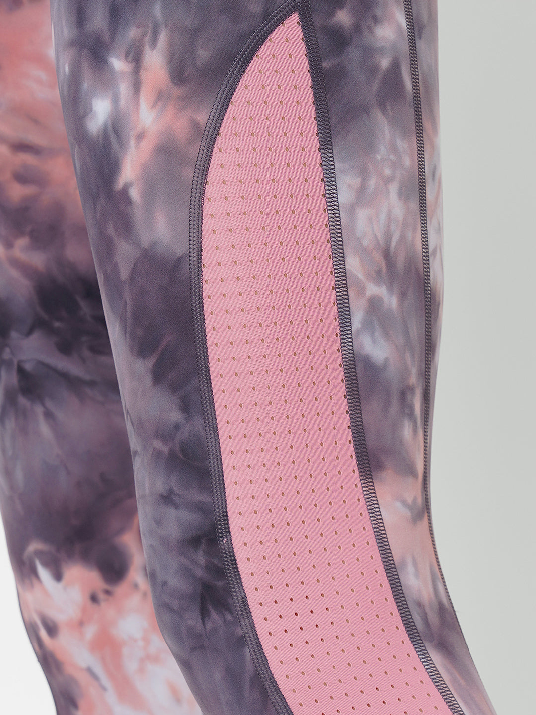 Sweet Pink Tie-dye High Rise Leggings boddactive.com