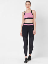 Punch Pink Snakeskin Sports Bra boddactive.com