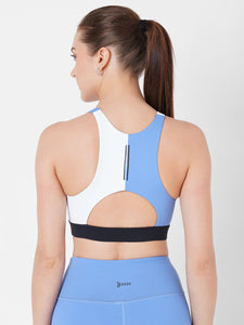 Vista Blue Performance Sports Bra boddactive.com