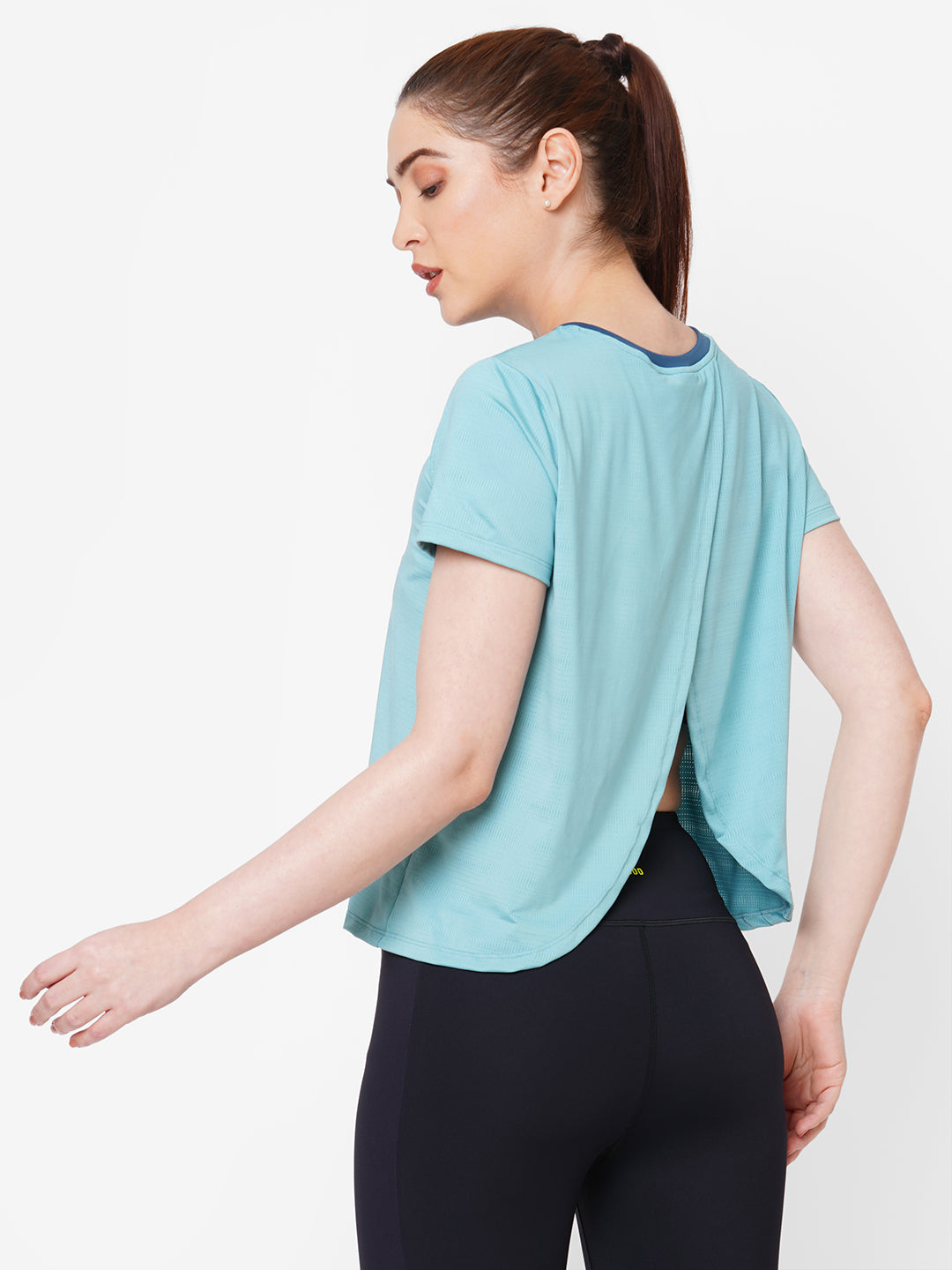 Aqua Open Back Tee boddactive.com